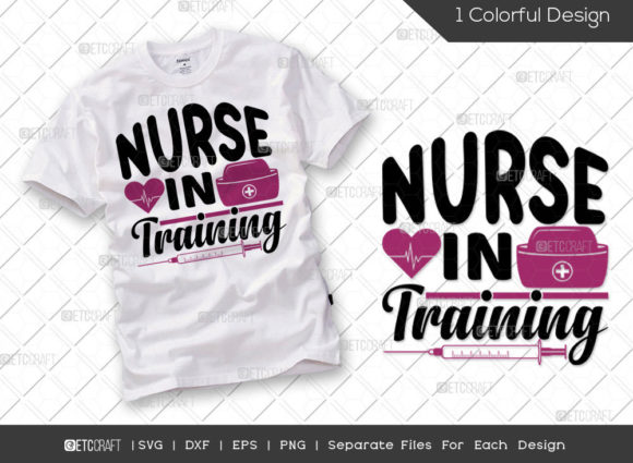 A Designer's Take on the Nurse in Training SVG Cut File