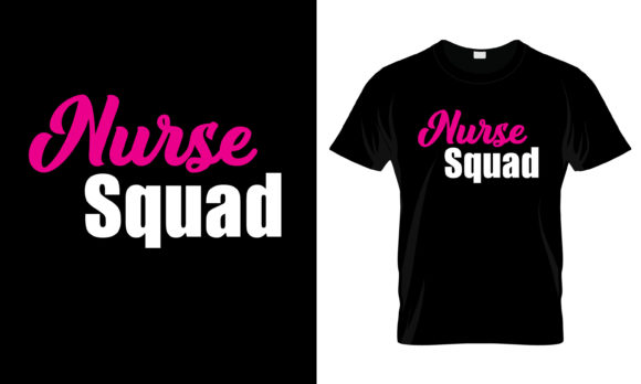 Evaluating the Nurse Squad T-Shirt Design for Embroidery