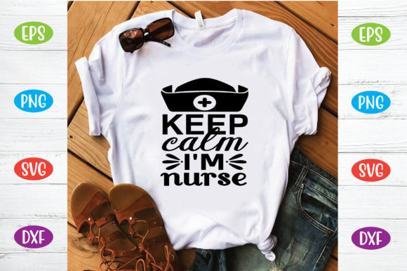 Keep Calm I'm Nurse: A Versatile Embroidery Design