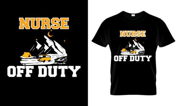 Nurse Off Duty T-Shirt: A Stylish Embroidery Design