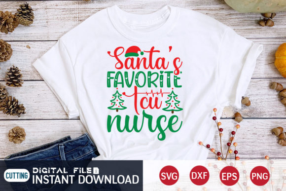 Santa's Favorite ICU Nurse Svg: A Closer Look