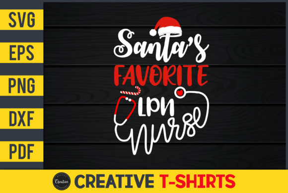 Santa's Favorite LPN Nurse: A Festive Design Review