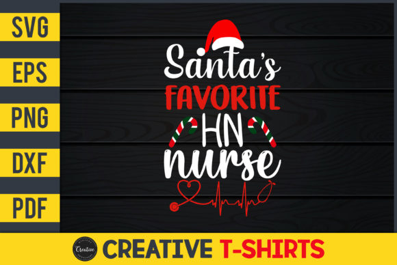 Santa's Favorite NH Nurse: A Festive Embroidery Design